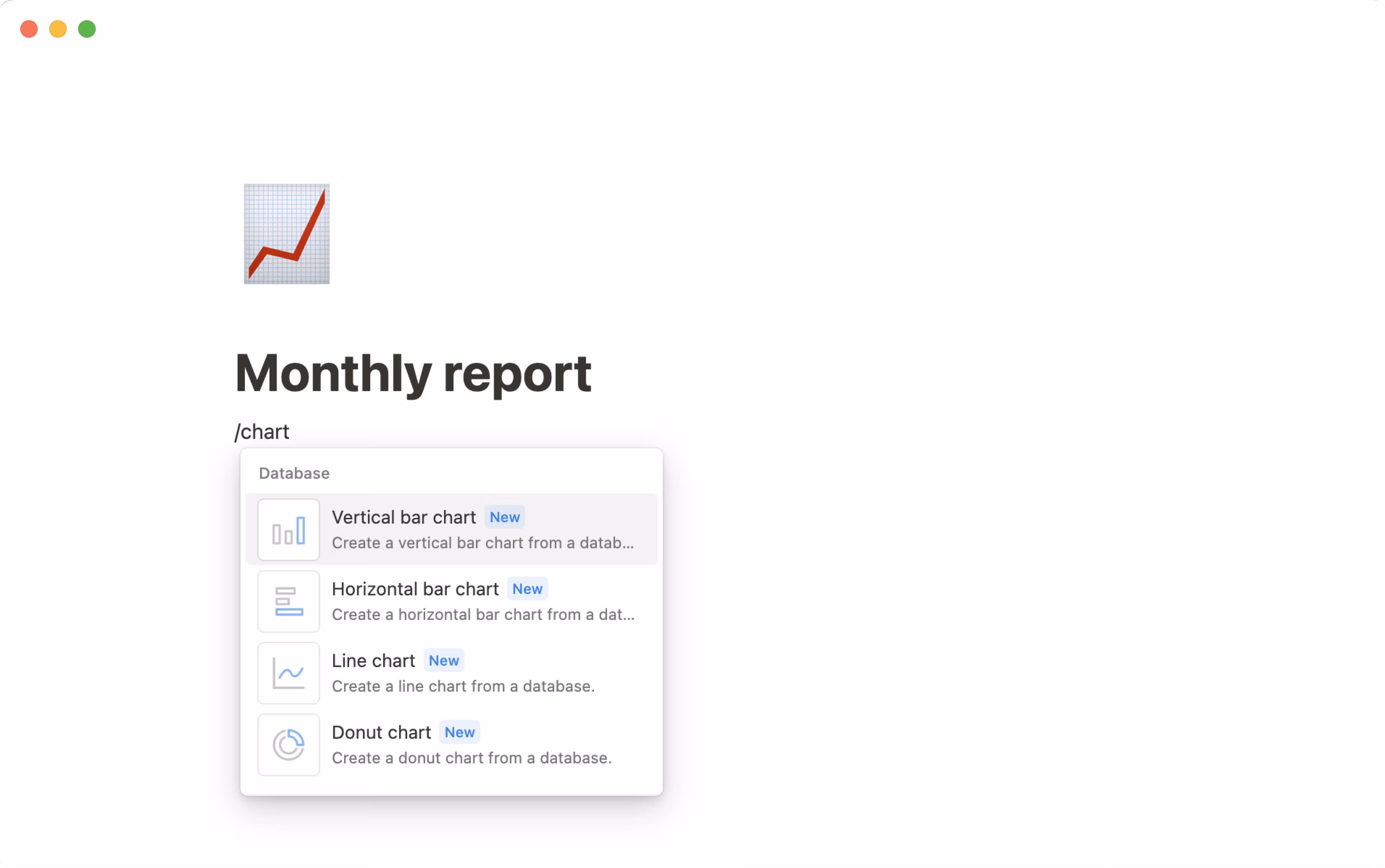 hc: chart slash command