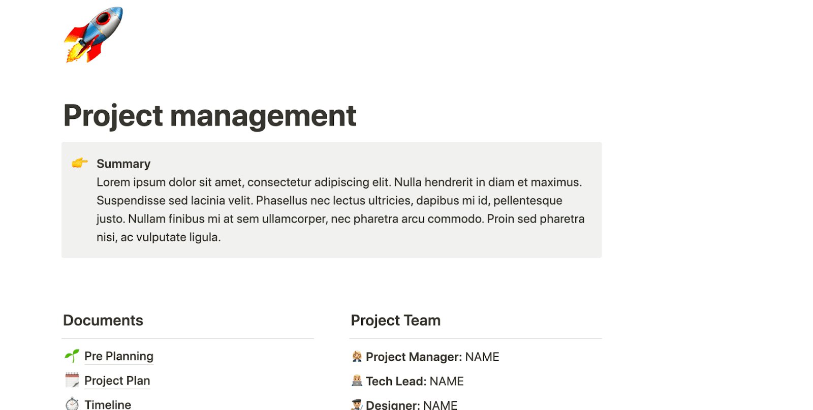 project management