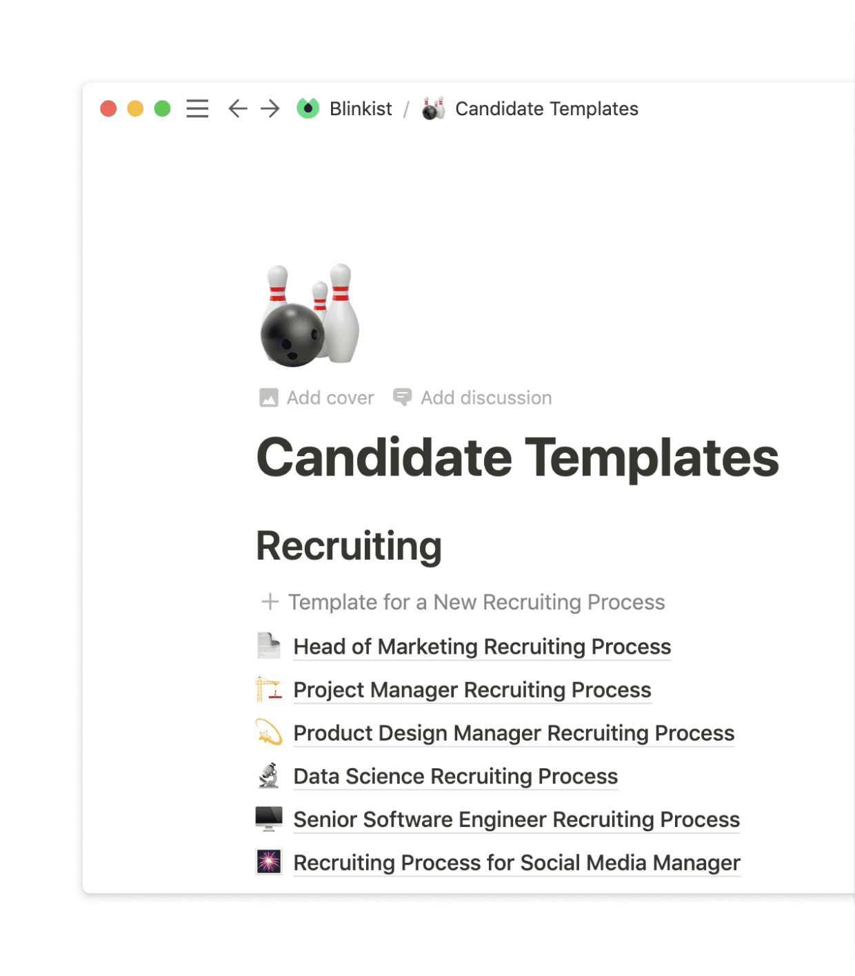 Blinkist - candidate documents