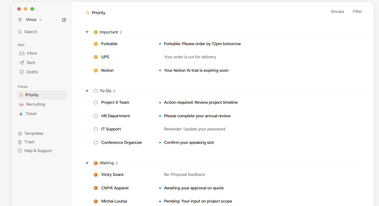Apple Mail vs. Outlook 1